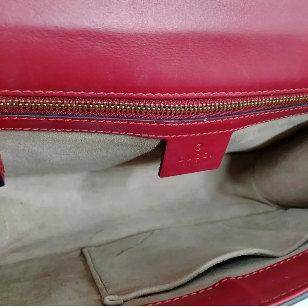 Gucci Sylvie Sherry Line Hand Bag   Leather - Picture 7 of 8